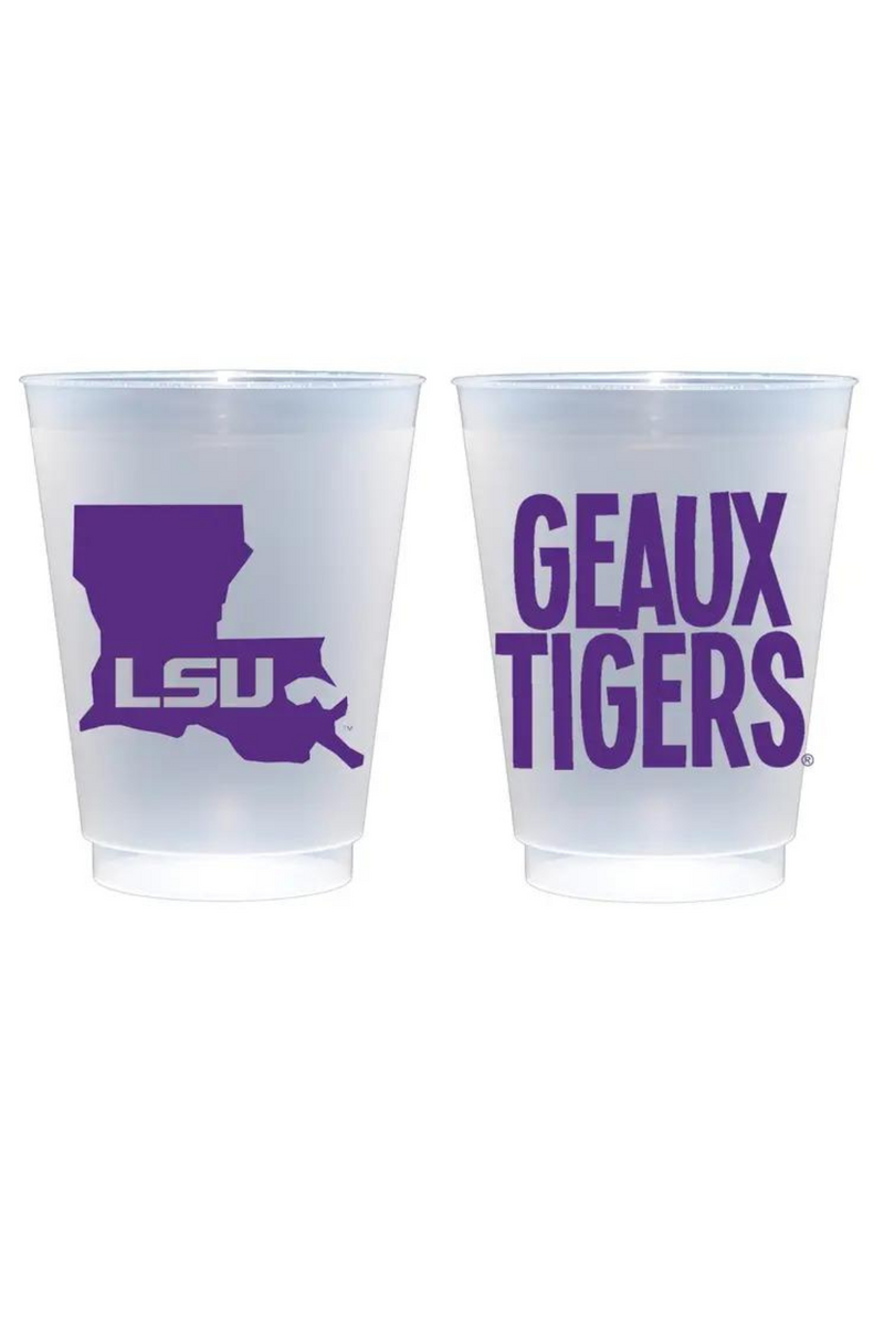 To Geaux Cup Frosted Cups-Pack of 6 - Outside and In