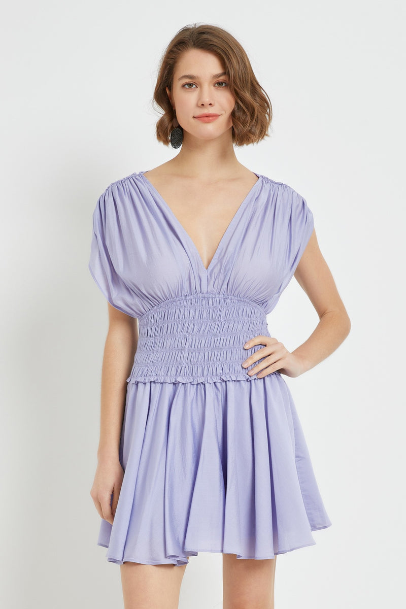 Buy Vero Moda Lyla V-Neck Smock Dress 2024 Online
