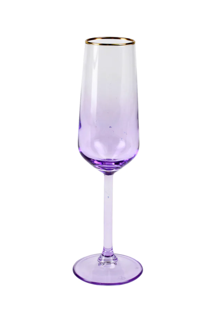 Sugar Plum Champagne Flute