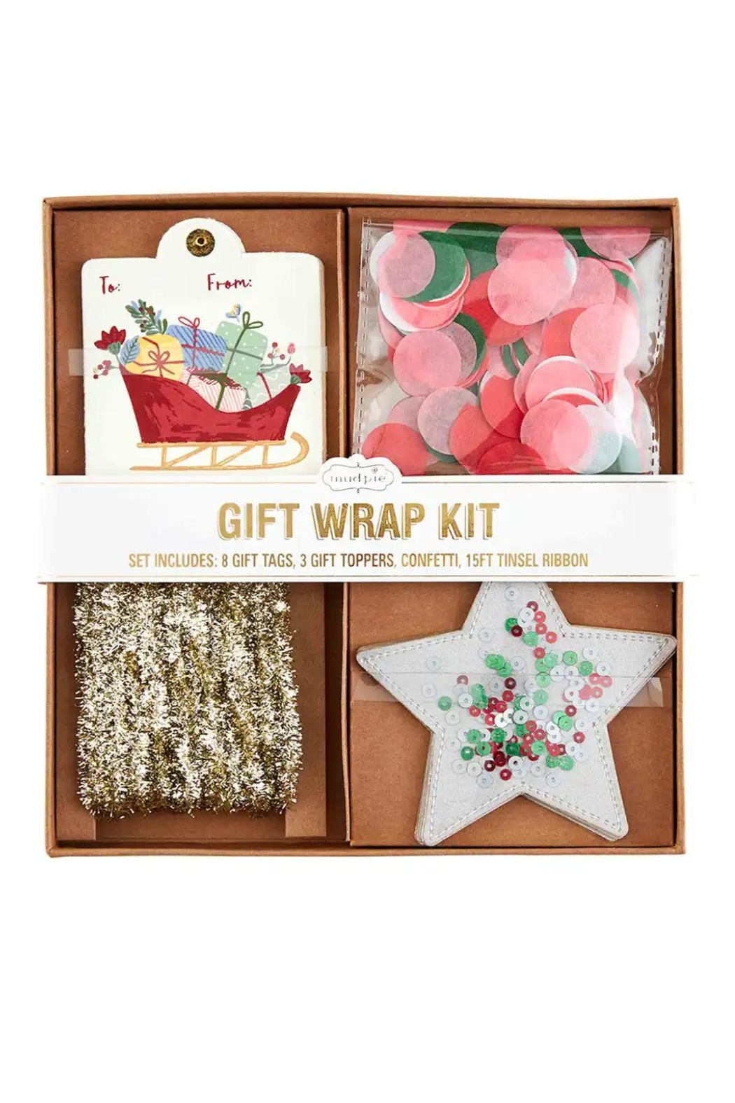 Mud Pie Gift Wrap Kits Tree