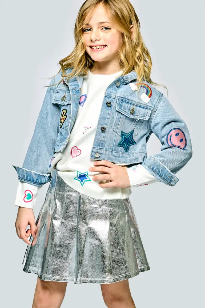 Patch Denim Jacket – Bella Bella