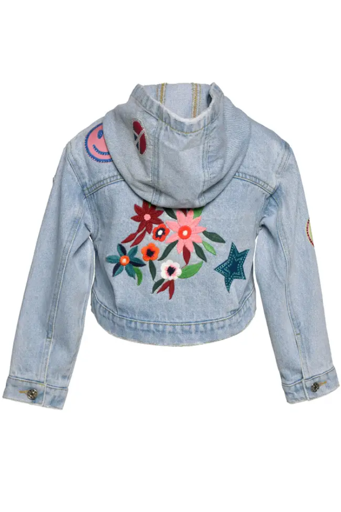 Patch Denim Jacket – Bella Bella