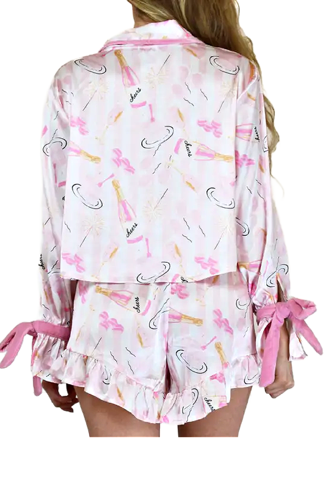 Belle Cher Pink Birthday Pajama Set