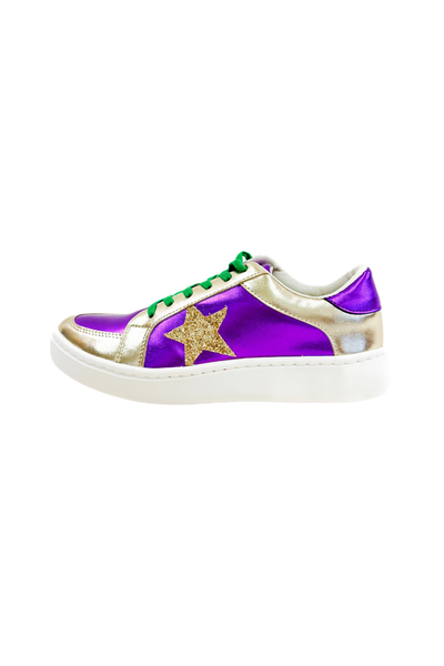 Rock Star Metallic Sparkle Sneakers Miel 36 Gold / 6