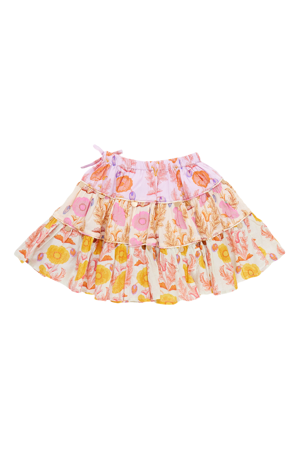 Girls Cotton Yellow Billie Skirt
