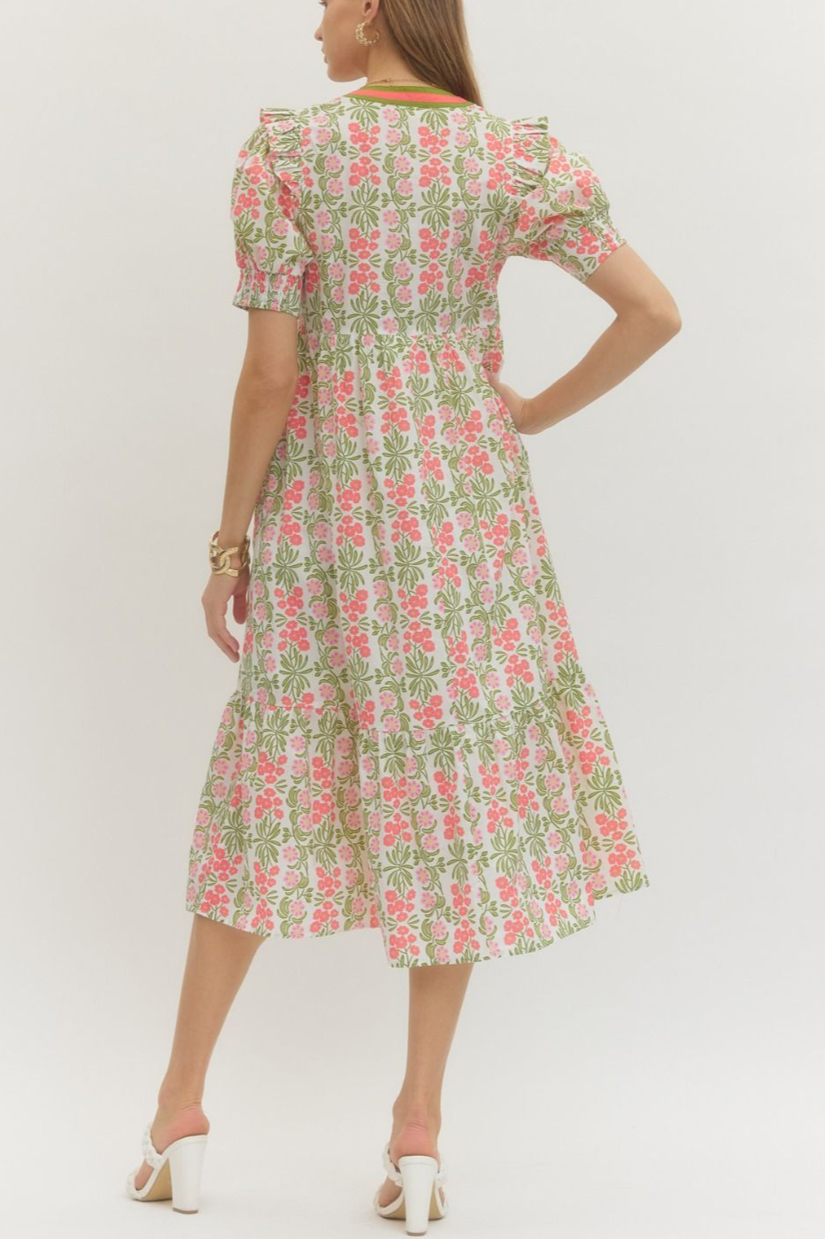 bella puff sleeve maxi dress Floral Puff Sleeve Maxi Dress – Bella Bella