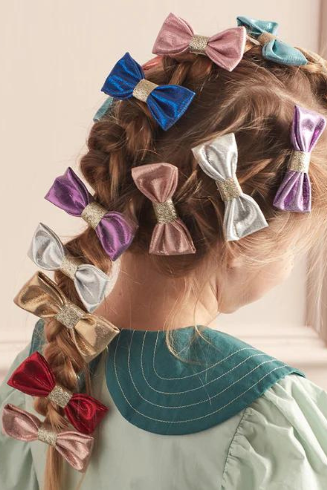 Big Velvet Toddler Hair Bow, Addison