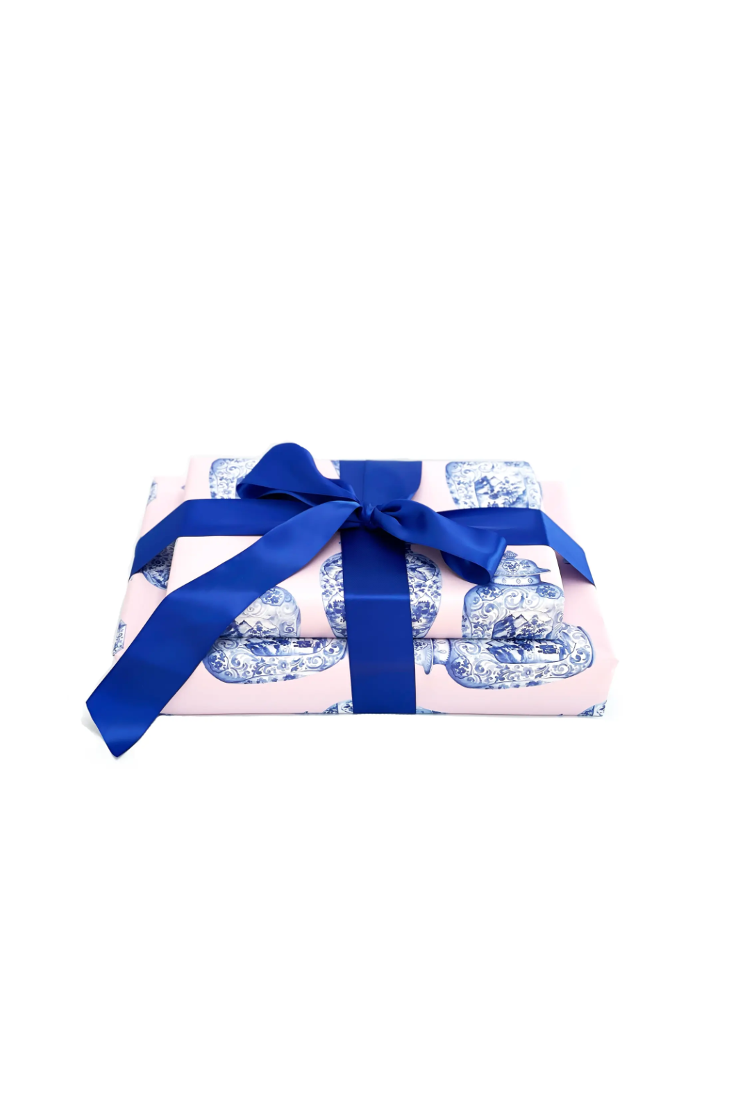 Blue Ginger Jar Gift Wrap - Abigail Christine Design