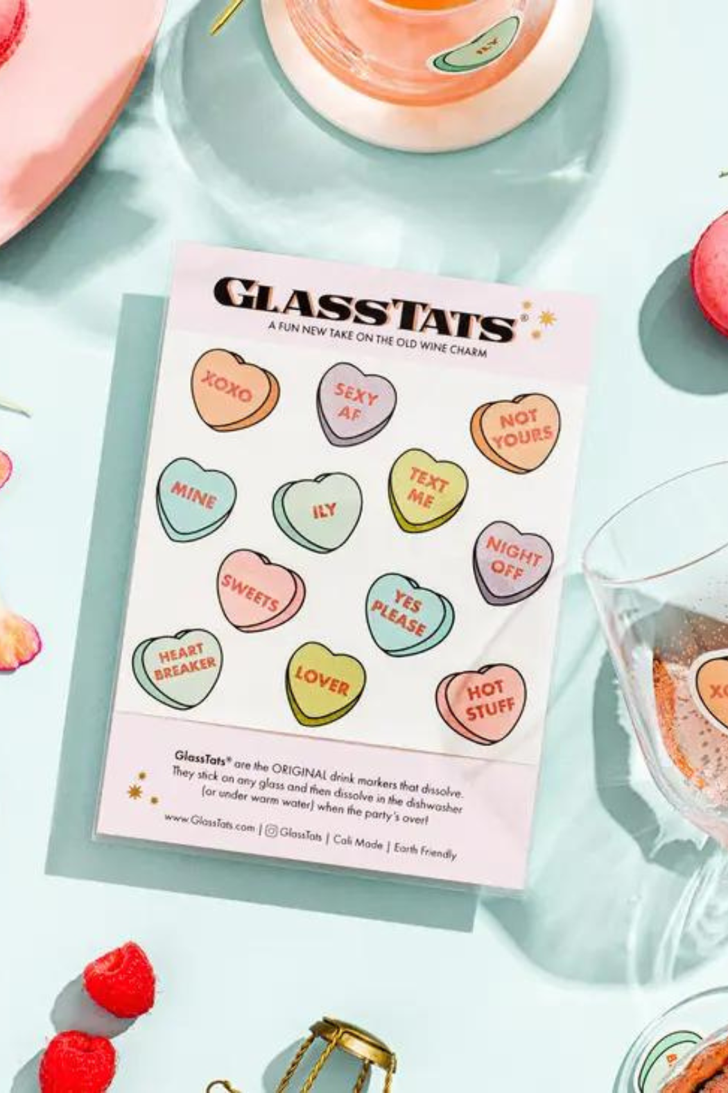 Wine Time Drink Markers – GlassTats