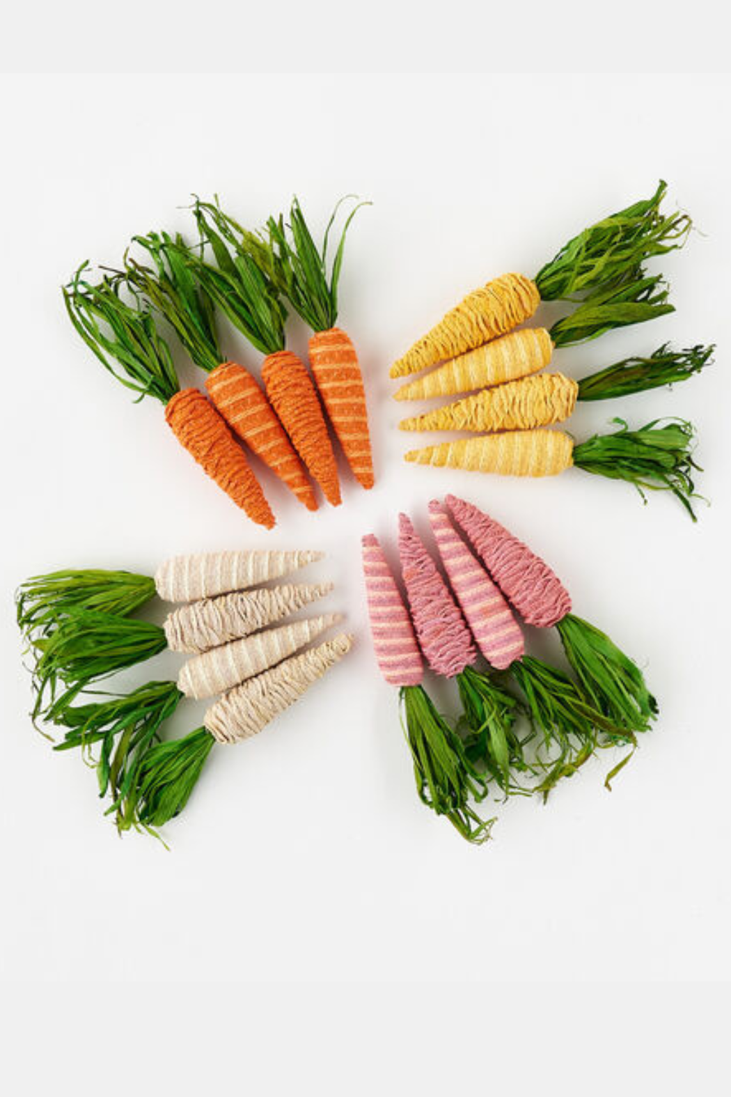 Set/4 Colorful Carrots