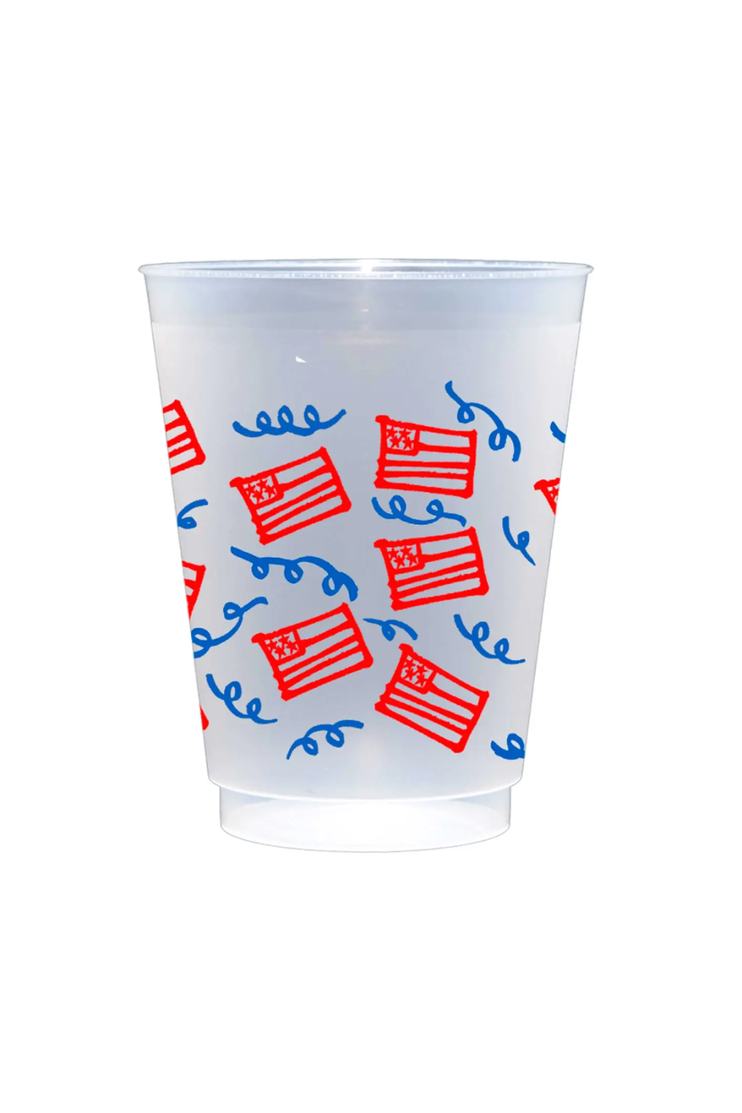 America Triple Stack Frosted Cups - Patriotic – Lone Star Roots